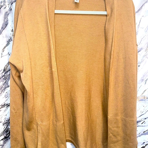 Issac Mizarahi Live - Light Academia style Chestnut color Cardigan Sweater - Picture 3 of 5